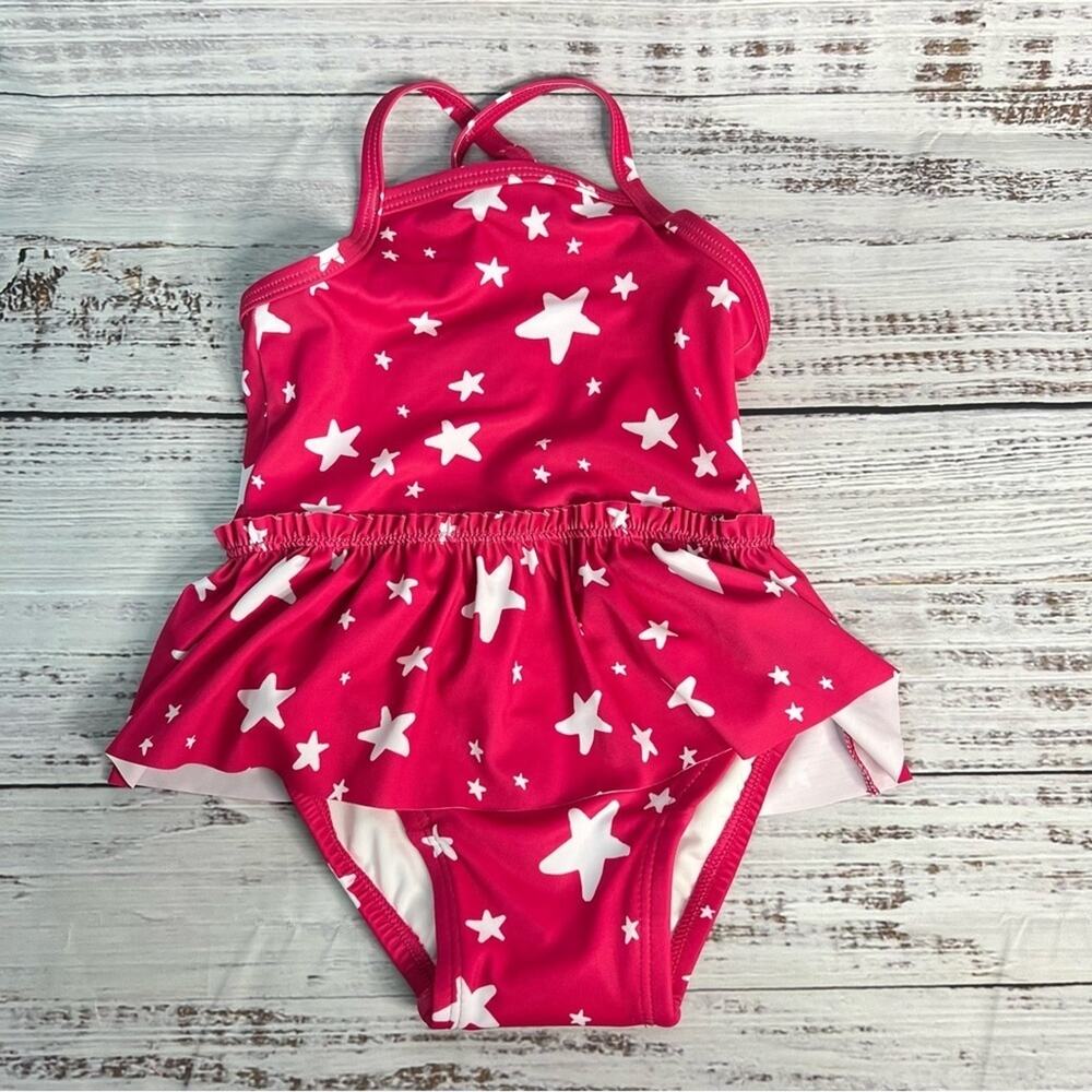 Moon and Back by Hanna Andersson Girl 18-24 months 1 Piece Swimsuit NEW